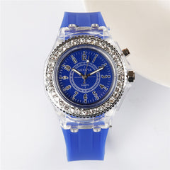 School Boy Girl  Watches Electronic Colorful Light Source Sister brother Birthday kids Gift Clock Fashion Children's Wrist Watch