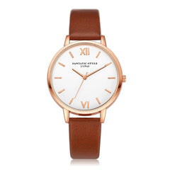 Lvpai Brand Rose Gold Luxury High Quality Casual Geneva Leather Strap Women Watches Bracelet Ladies Clock Hour Quartz Watch