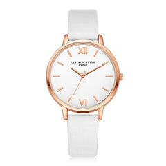 Lvpai Brand Rose Gold Luxury High Quality Casual Geneva Leather Strap Women Watches Bracelet Ladies Clock Hour Quartz Watch