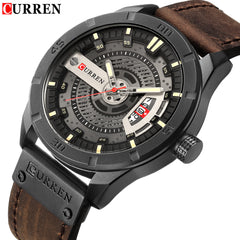 Luxury Brand CURREN Men Military Sports Watches Men's Quartz Date Clock Man Casual Leather Wrist Watch Relogio Masculino