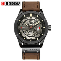 Luxury Brand CURREN Men Military Sports Watches Men's Quartz Date Clock Man Casual Leather Wrist Watch Relogio Masculino