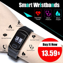 F1 Smart Band Blood Oxygen Blood Pressure Watches Fitness Sport Bracelet Heart Rate Monitor Call/SMS Reminder for xiaomi iphone