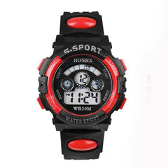 Fashion Waterproof Children Kids Boy Watches Digital LED Quartz Alarm Date Sports Electronic Quartz Wrist Watch dropship