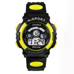 Fashion Waterproof Children Kids Boy Watches Digital LED Quartz Alarm Date Sports Electronic Quartz Wrist Watch dropship