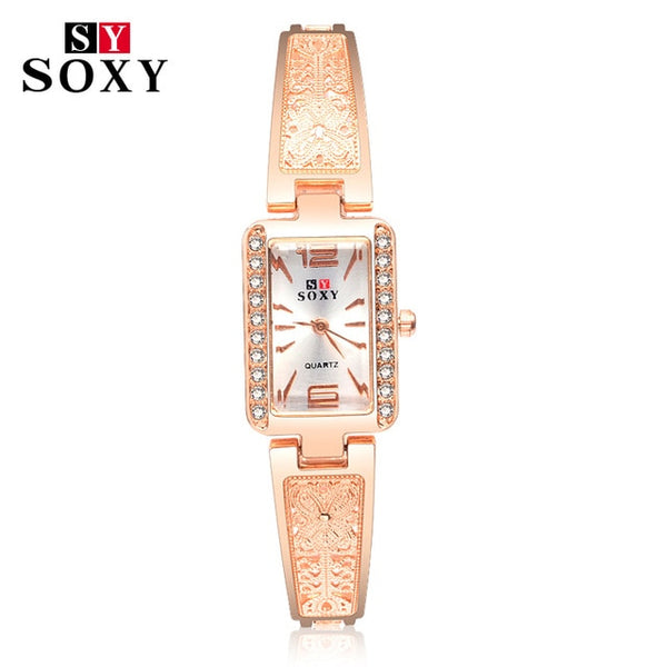 top brand luxury bracelet watch women watches rose gold women's watches diamond ladies watch clock relogio feminino reloj mujer