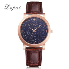 Lvpai Brand Luxury Starry Women Watches Steel Quartz Ladies Rose Bracelet Watch Casual Clock Lovers Girl Wristwatch Relogio