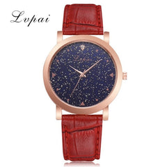 Lvpai Brand Luxury Starry Women Watches Steel Quartz Ladies Rose Bracelet Watch Casual Clock Lovers Girl Wristwatch Relogio