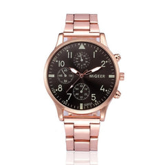 Fashion Men Crystal Stainless Steel Analog Quartz Wrist Watch Bracelet men watch stainless steel mesh wristwatch mens automatic