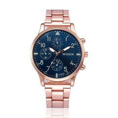 Fashion Men Crystal Stainless Steel Analog Quartz Wrist Watch Bracelet men watch stainless steel mesh wristwatch mens automatic