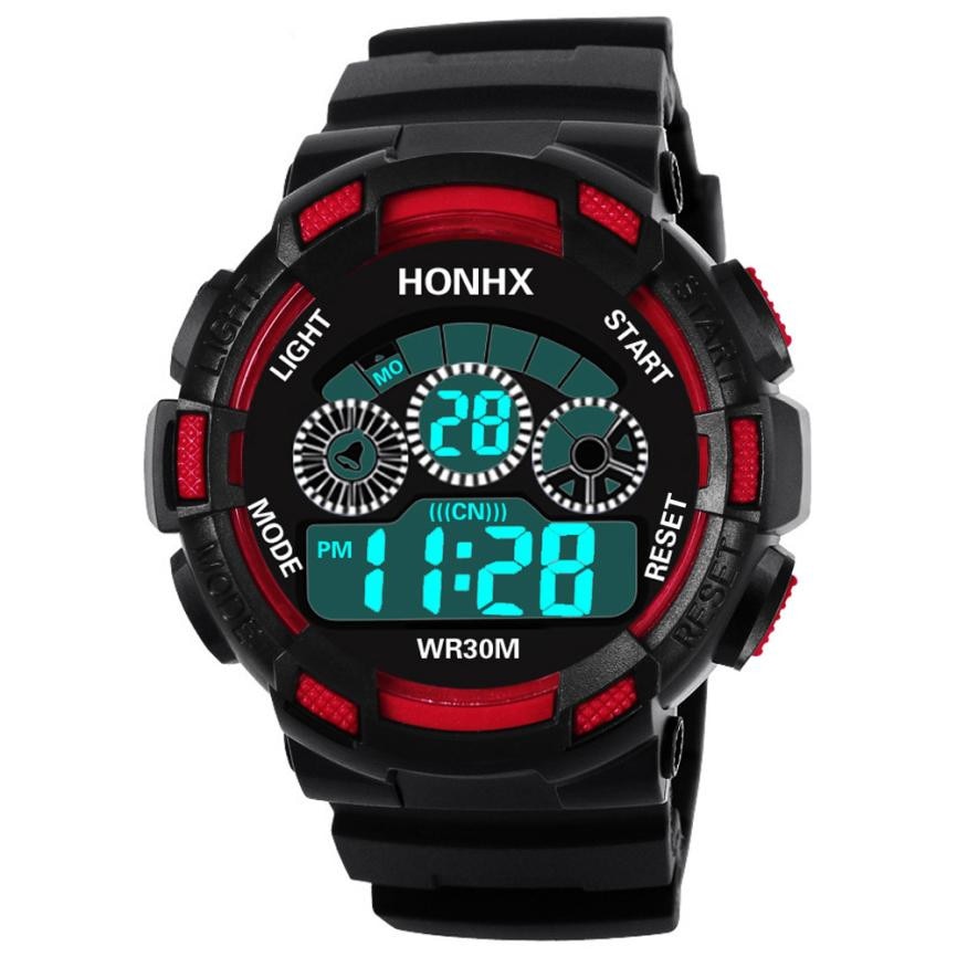 Hot Children Watch Boys Life Waterproof Digital LED Sports Watch Kids Alarm Date Watch Gift reloj digital hombre Reloj Deportivo