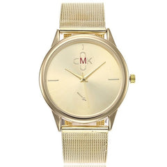 CMK New Fashion Brand Women Golden Wrist Watches Street Snap Luxury Female Jewelry Quartz Clock Ladies Wristwatch 2018