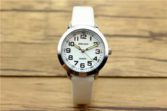 Nazeyt children lovely 7 colors dial leather watch little boys and girls luminous hands gift clock Reloj de cuarzo free shipping