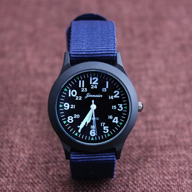 JINNAIER new famous brand men children boys fashion cool quartz Saber watches students canvas electronic Wrist watch
