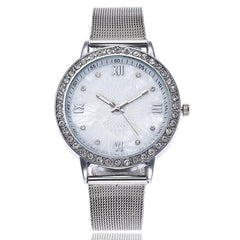 Watches women fashion watch 2018 luxury brand Quartz Watch lady Mesh Stainless Steel Womens Watches Relogio Feminino Clock