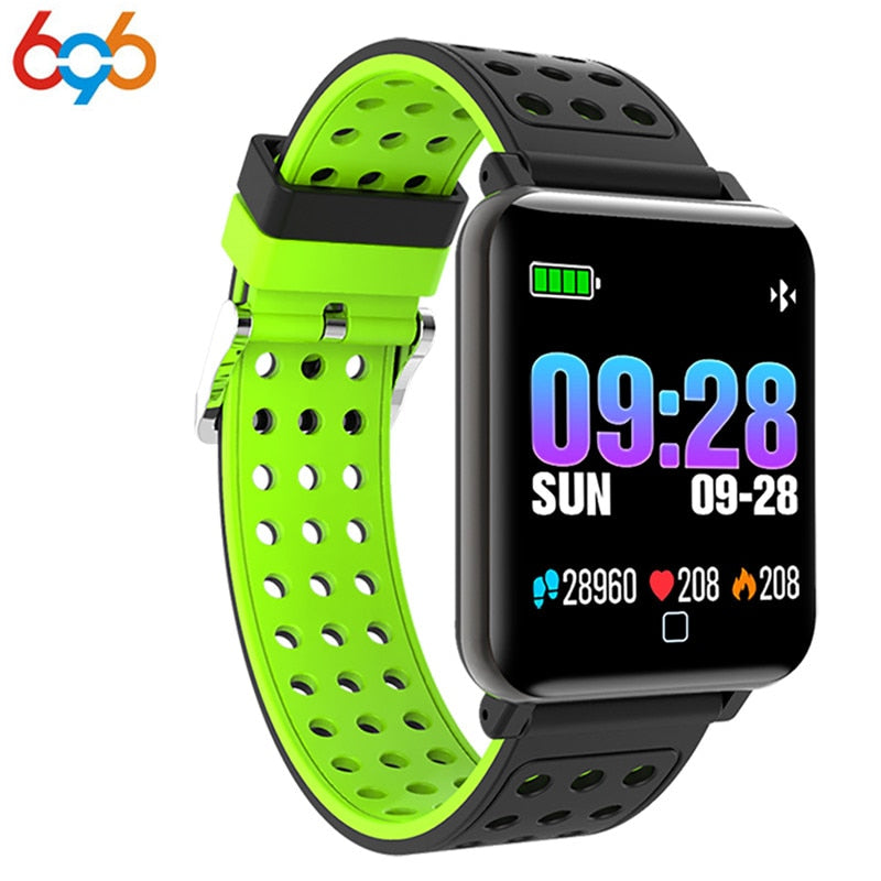 696 Blood Pressure Smart Watch Men Heart Rate Sports Watch Pulse Meter Swimming Bracelet Waterproof Bluetooth Clock for Wom