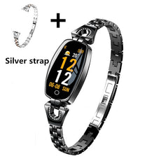 Women Lady Fashion Smart Wristband Heart Rate Blood Pressure Smart Bracelet Fitness Tracker Smart Watch Band Female Girl
