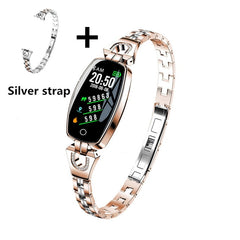 Women Lady Fashion Smart Wristband Heart Rate Blood Pressure Smart Bracelet Fitness Tracker Smart Watch Band Female Girl