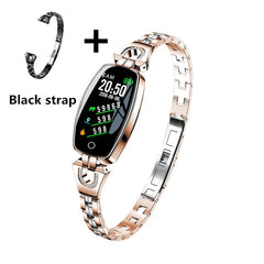 Women Lady Fashion Smart Wristband Heart Rate Blood Pressure Smart Bracelet Fitness Tracker Smart Watch Band Female Girl