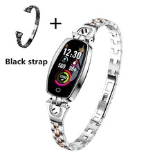 Women Lady Fashion Smart Wristband Heart Rate Blood Pressure Smart Bracelet Fitness Tracker Smart Watch Band Female Girl