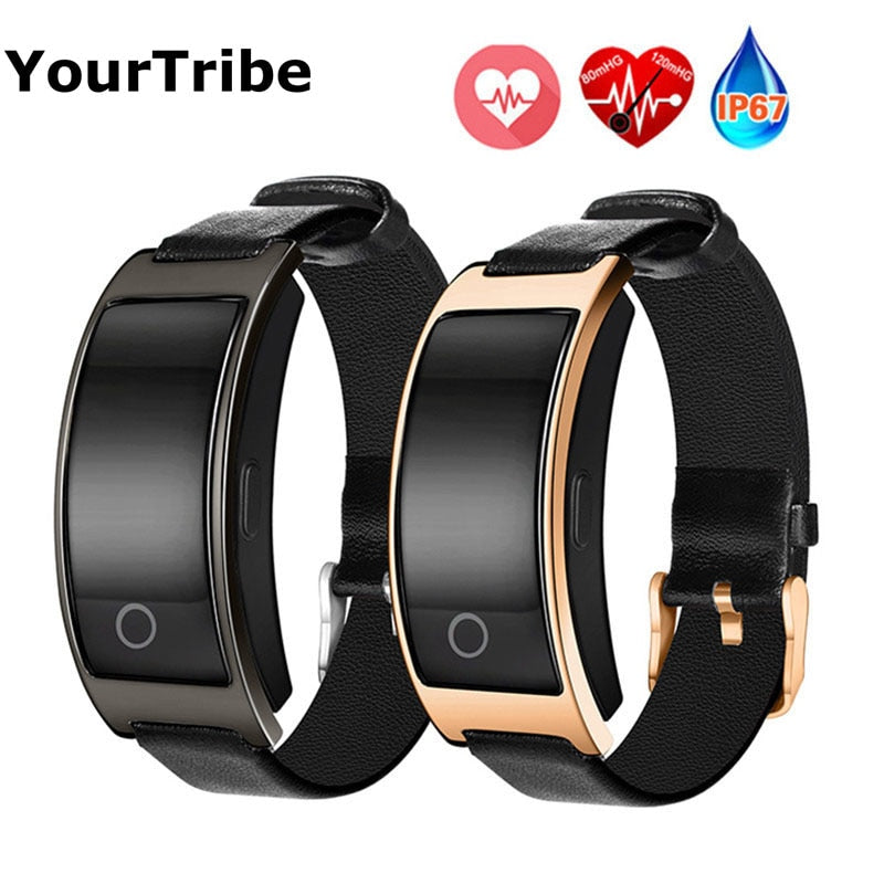 YourT  CK11S Smart Band Blood Pressure Heart Rate Monitor Wrist Watch Bracelet Fitness Bracelet Tracker Pedometer Wristband