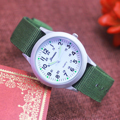 JINNAIER new famous brand men children boys fashion cool quartz Saber watches students canvas electronic Wrist watch