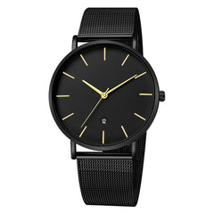 Luxury Brand New Men Watch Ultra Thin Stainless Steel Clock Male Quartz Sport Watch Men Casual Wristwatch relogio masculino