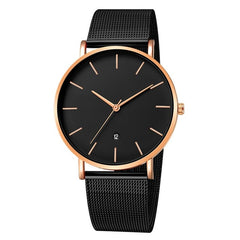 Luxury Brand New Men Watch Ultra Thin Stainless Steel Clock Male Quartz Sport Watch Men Casual Wristwatch relogio masculino