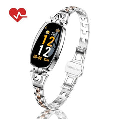 Women Lady Fashion Smart Wristband Heart Rate Blood Pressure Smart Bracelet Fitness Tracker Smart Watch Band Female Girl
