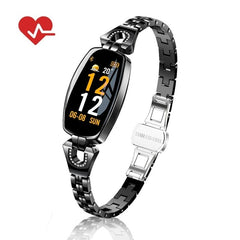 Women Lady Fashion Smart Wristband Heart Rate Blood Pressure Smart Bracelet Fitness Tracker Smart Watch Band Female Girl